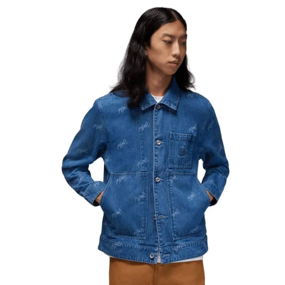 AIR JORDAN FLIGHT HERITAGE DENIM JACKET - MEN'S/BOY’S size XL (13-15yr)